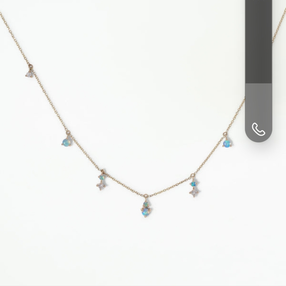 Wwake Opal cascade necklace NWT. PERFECT